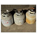 (3) 20lbs LP Cylinders (Grill Tanks)  1 full