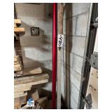 Red Metal Extension Poles and Concrete Float/Level