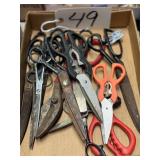 Lot of Assorted Scissors