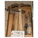 Box of Brick Laying Hammers