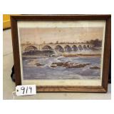 "Rouche de Bouf Bridge Waterville OH" Portrait