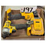 DeWalt 20V Impact Driver, Flashlight & Battery