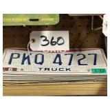 Stack of License Plates