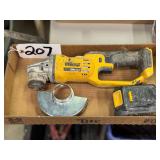 DeWalt 20v Angle Grinder with (1) Battery