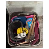 Tote of Misc. Items