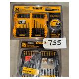 DeWalt 26pc Screwdriver Set + 42pc Drill Set