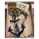 Misc. Star and Hook Wall Decor