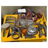 Bucket of Assorted Vintage Mustang Parts