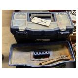 Plastic Toolbox with Misc. Contents