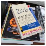 Stack of asst reference books