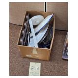Cupcake pans and glassware