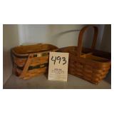 Longaberger 92 Season Greetings & 1990 w/ divider