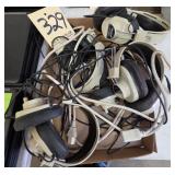 5 pair of Califone headphones