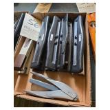 Staplers and hole punches