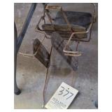 Vintage child carrier for bicycle