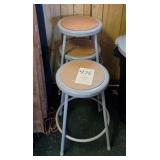 3 shop stools