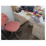 Steel Desk and Chair
