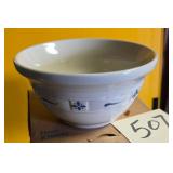 Longaberger pottery mixing bowl w/box