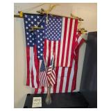 Lot of asst US Flags