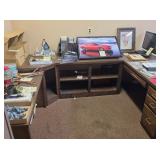 U Shape solid wood work center