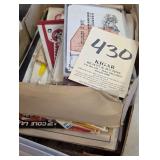 2 boxes  of souvenir brochures