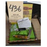 Schrade Tobacco Knife and HD flashlite