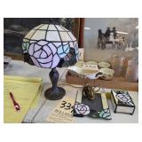 3 pcs of Stained Glass decor