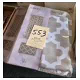 2 new shower curtain/rug sets