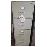 Hon 4 drawer legal file cabinet
