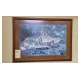Framed Tiger Print