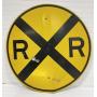 Railroad Crossing Metal Sign 36"