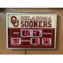 Oklahoma Sooners Digital Clock and Thermometer