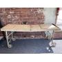 Antique Folding Cooling Table