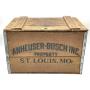 Budweiser 1976 Anheuser-Busch Inc. Wood Crate 18"