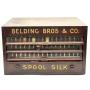 Antique Wood Spool Cabinet - Belding Bros & Co