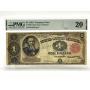 1891 Treasury Note, Graded - One Dollar