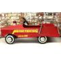 Vintage Pedal Car Fire Truck 41" x 18" x 17"