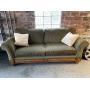 Broyhill Green Fabric Couch 90" x 38" x 38"