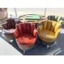 1970s Vintage Wood Barrel Poker Table with (4)