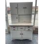 Vintage Wood Kitchen Cabinet 40" x 25" x 66.5"