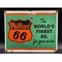 Porcelain Phillips 66 Sign (sign has curvature)