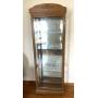Lighted Curio Cabinet (light works) 27" x 12" x