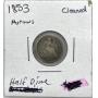 1853 Arrows Seated Liberty Dime