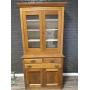 Oak Hutch 38" x 21" x 79" - Three drawers,