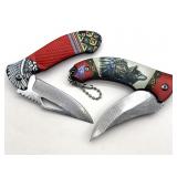 Native American Indian Themed Folding Knives 2.5ï¿½