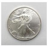 1997 Silver Eagle Dollar - includes plastic coin