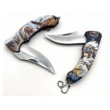 Native American Indian Themed Folding Knives 2.5ï¿½