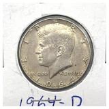 1964-D Kennedy Half Dollar