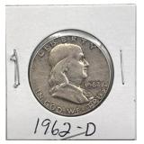 1962-D Franklin Half Dollar