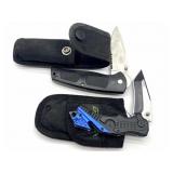 National Guard Folding Knife with Canvas Holder